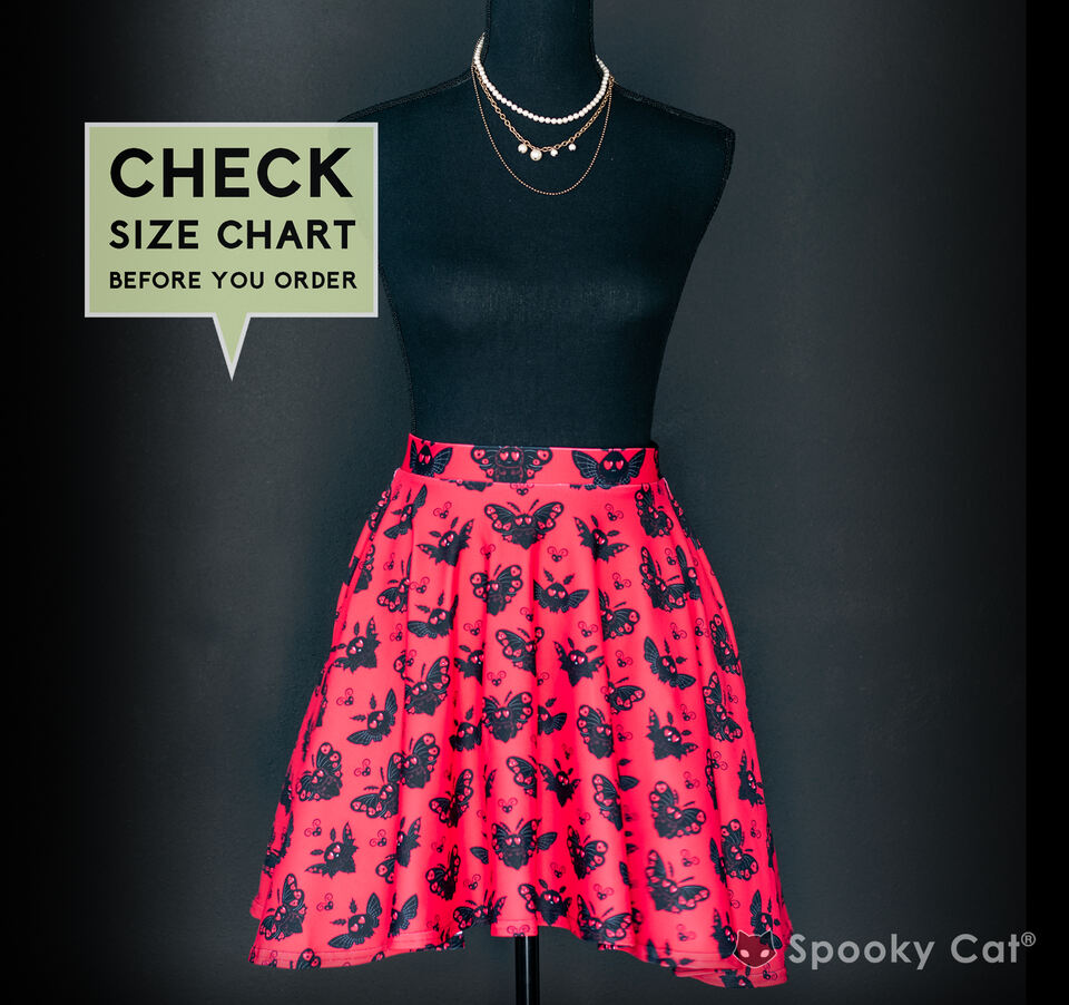 Mothman Cryptid Skater Skirt – Spooky Cat Press
