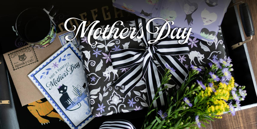 Gothic & Horror Mother's Day ~ Featuring Black Cat Mother's Day Card