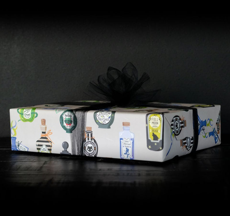 Halloween Witch Potions Gift Wrap