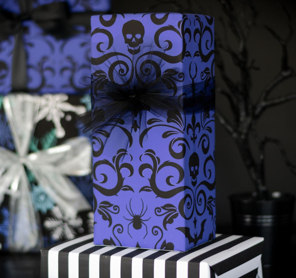 Gothic, Horror, Halloween, and Tiki Gift Wrapping Paper