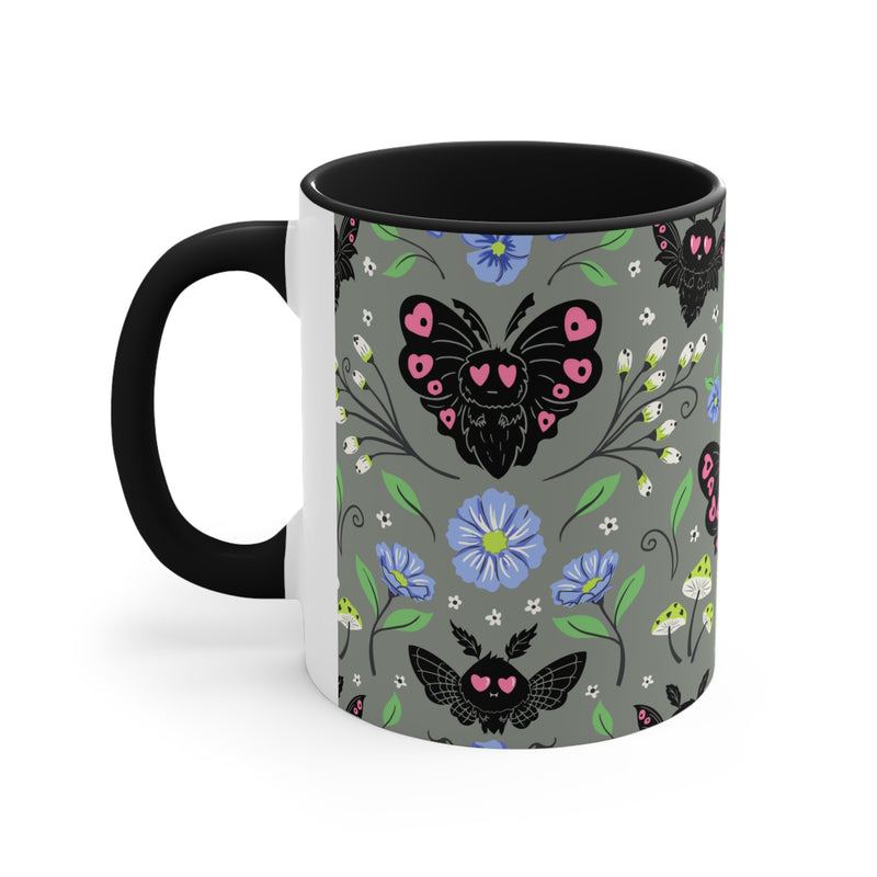 Mothman Floral Mug