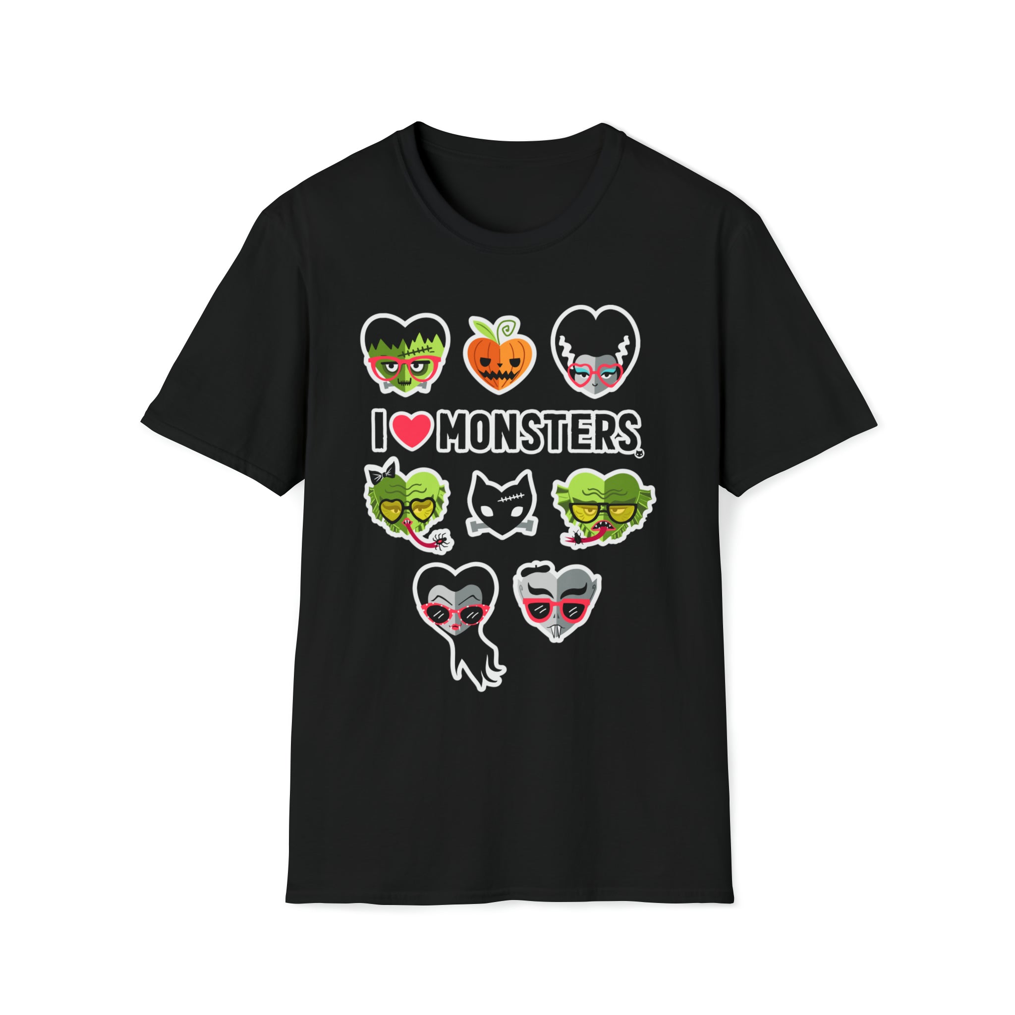 ck monsters merchandise I Love Classic Monsters T-Shirt – Spooky Cat Press