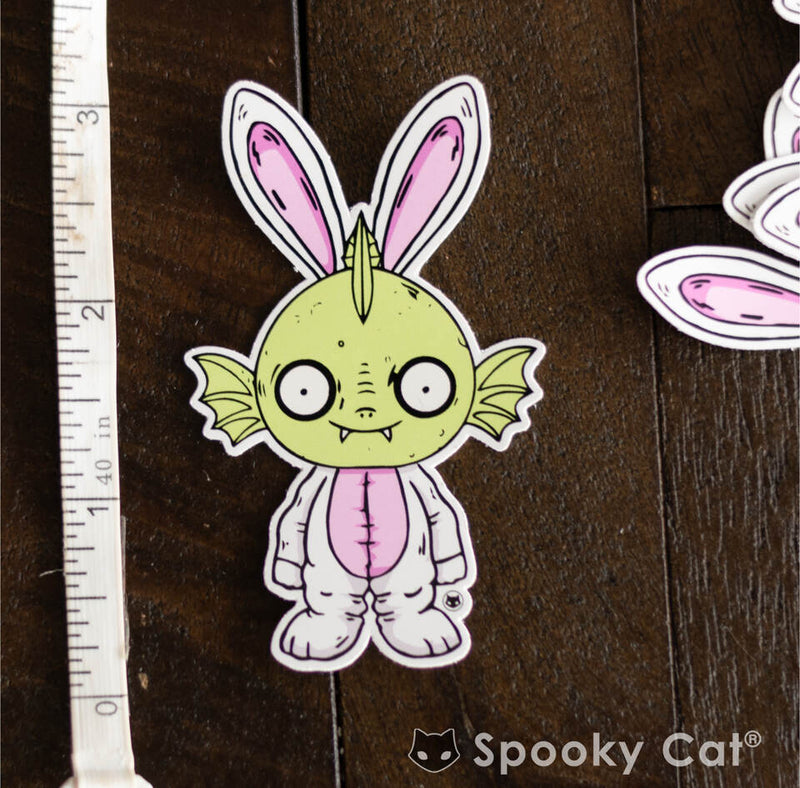 Bunny Creature Diecut Sticker (Gift with $25 Purchase)