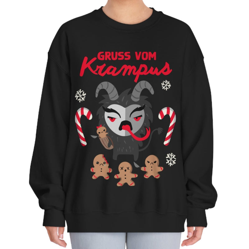 Baby Krampus with cute Gingerdead Sweatshirt