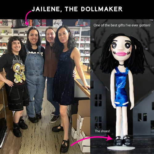 Button-Eye Portrait Doll (Custom Order)