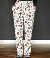 Creepmas Pajama Bottoms with drawstring and pockets - Unisex sizes XS - 3XL