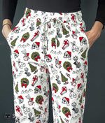 Creepmas Pajama Bottoms with drawstring and pockets - Unisex sizes XS - 3XL