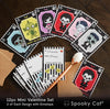 Cute Gothic Valloween Mini Valentine's Cards