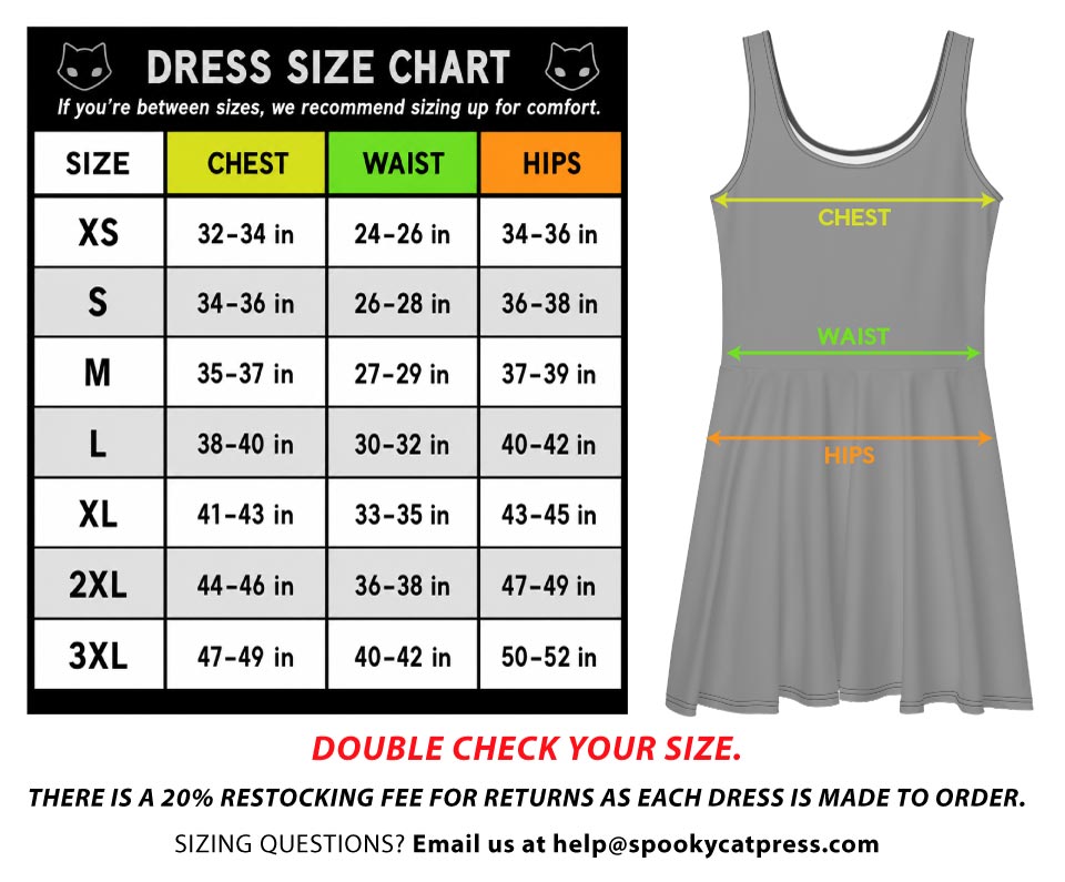 Krampus Folklore Skater Dress XS Krampus Folklore Skater Dress XS