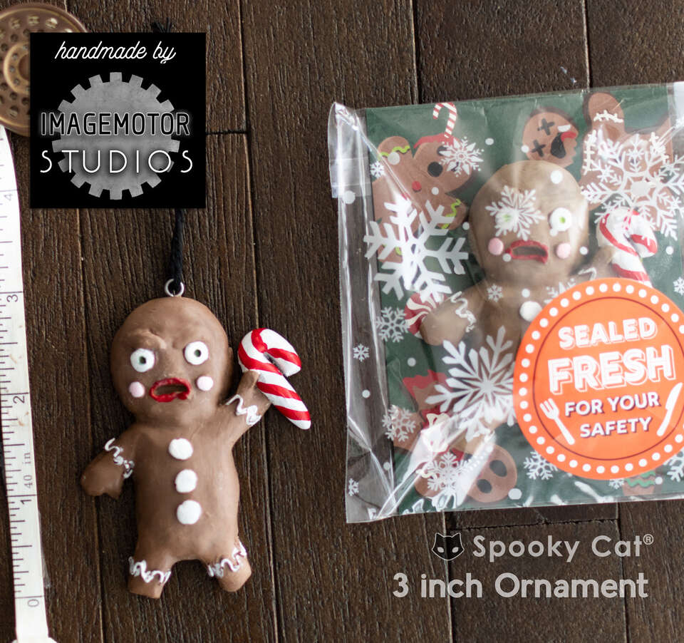 Gingerdead Ornament by Image Motor Studios – Spooky Cat Press
