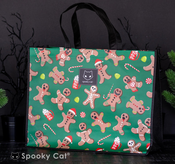 Halloween Faux PU Leather shops Tote Bag, Halloween Tote Bag, Gothic Tote Bag, Spooky Tote Bag, Spooky Cute Tote Bag, Cute Goth Tote Bag