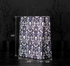 Gothic Gift Bag with skull and bat damask pattern, heavy-weight paper, premium matte finish, 12.5 x 9.75 x 4.75 inches.