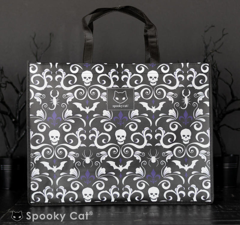 Gothic Damask Tote Bag