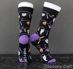 Halloween Lights Socks with bats ghosts and pumpkins