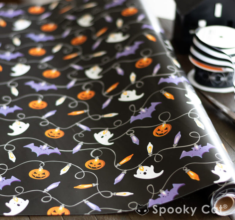 Halloween Lights Wrapping Paper