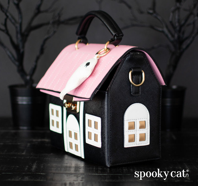 Haunted House Crossbody Bag – Spooky Cat Press