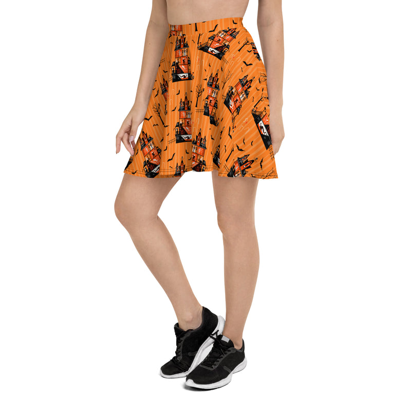 Haunted-House-Halloween-Skirt