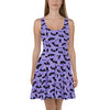 Cute Bat Halloween Skater Dress