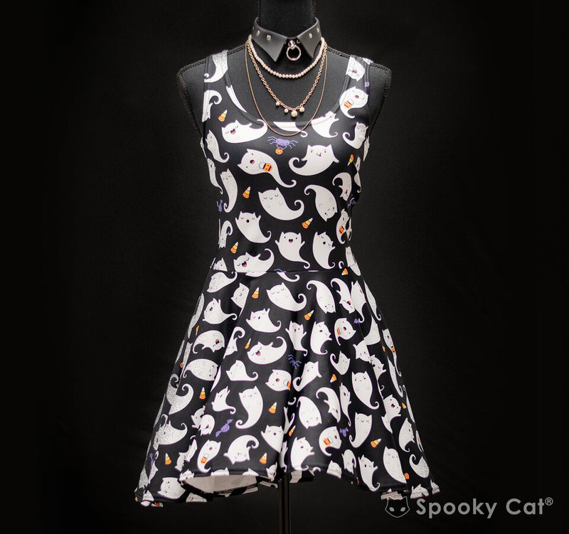 Kawaii Ghost Halloween Spooky Dress