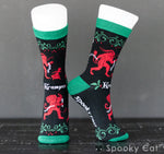 Krampus Vintage Damask Socks