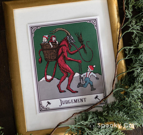 Vintage Krampus Art Print