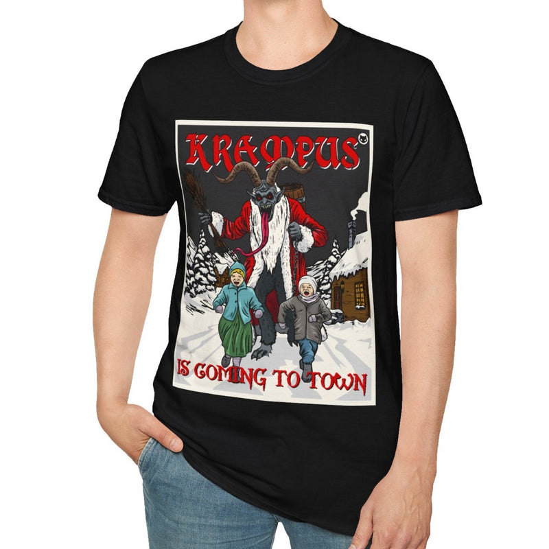 Krampus Run Comic T-Shirt