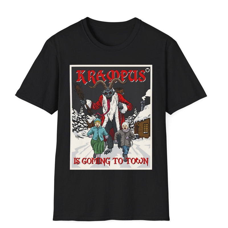 Krampus Run Comic T-Shirt