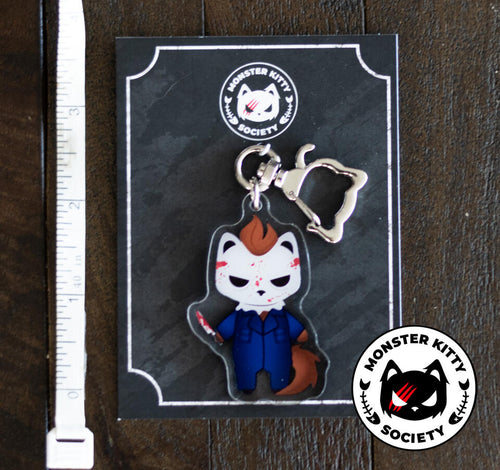 MIchael Meyers Cat Horror Keychain