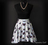 Mothman Floral Gothic Skirt