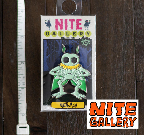 Green Mothman Pin