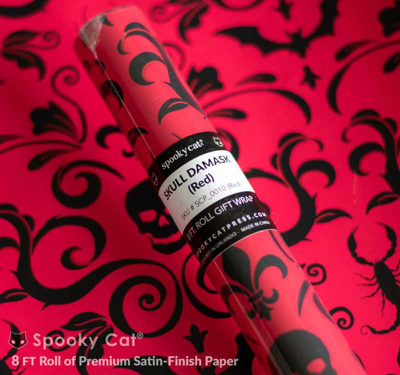 Gothic Damask Wrapping Paper