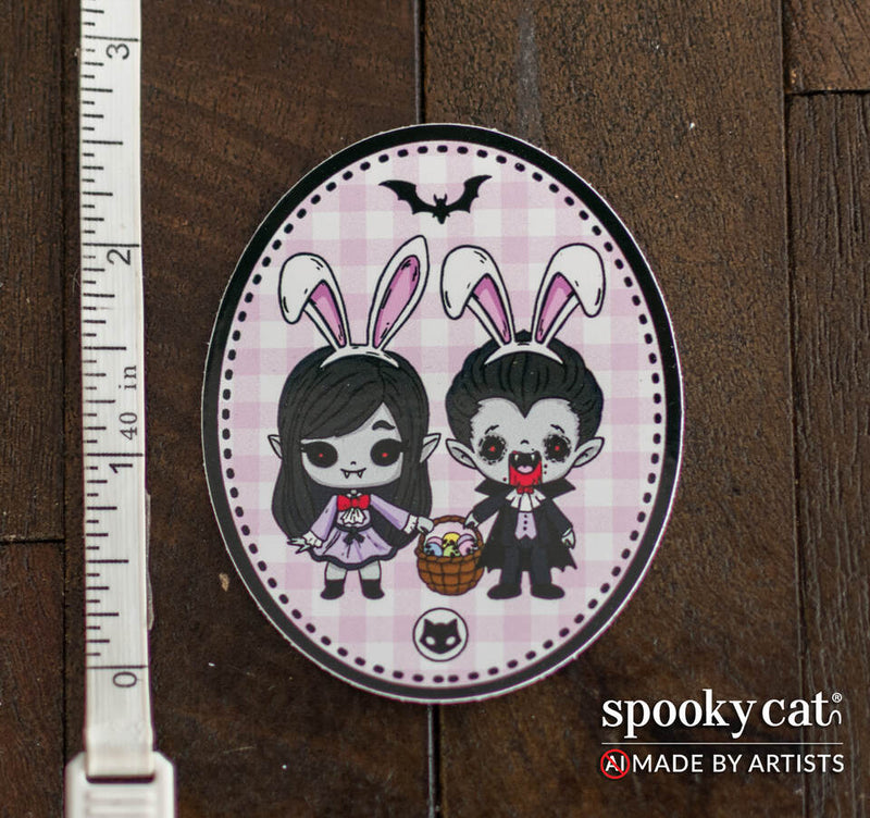 Easterween Egg Diecut Sticker – Spooky Cat Press