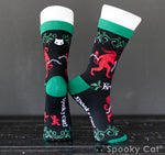 Vintage Krampus Krampusnacht Socks