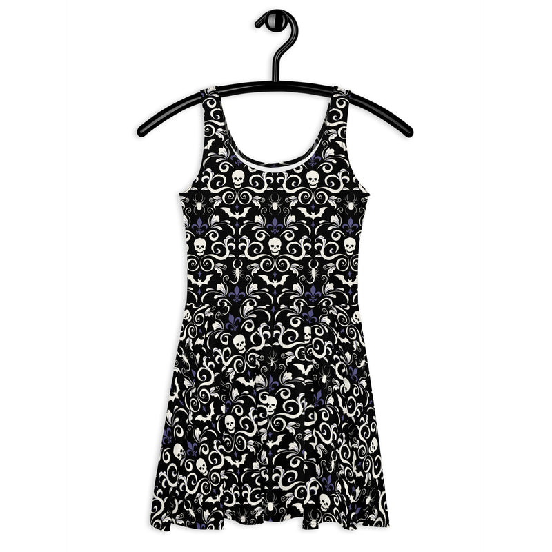 black gothic skater dress Killstar Gothic Goth Occult Mini Dress Skater Dress