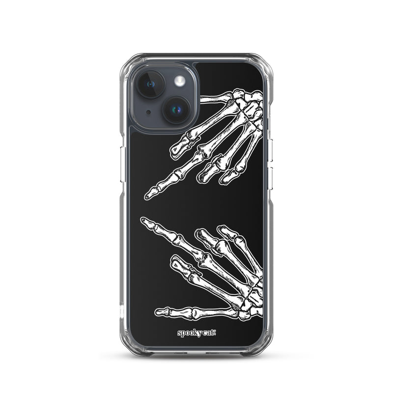 F-U Skeleton iPhone Case (Black) – Spooky Cat Press F-U Skeleton iPhone Case (Black) – Spooky Cat Press