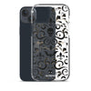 Skull Damask iPhone Case (Clear)
