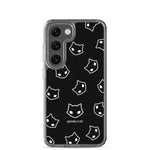 Spooky Cat Samsung Galaxy Case (Black)