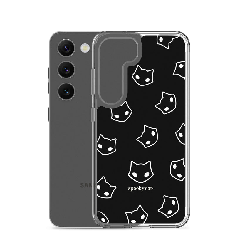 Spooky Cat Samsung Galaxy Case (Black)