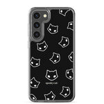 Spooky Cat Samsung Galaxy Case (Black)