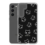 Spooky Cat Samsung Galaxy Case (Black)