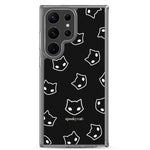 Spooky Cat Samsung Galaxy Case (Black)