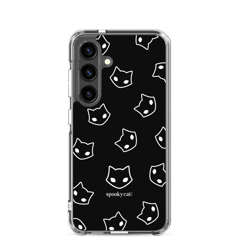 Spooky Cat Samsung Galaxy Case (Black)