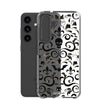 Skull Damask Samsung  Galaxy Case (Clear)