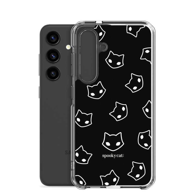 Spooky Cat Samsung Galaxy Case (Black)