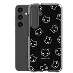 Spooky Cat Samsung Galaxy Case (Black)