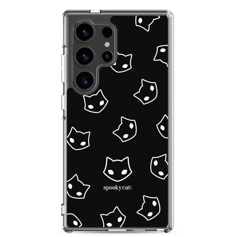 Spooky Cat Samsung Galaxy Case (Black)