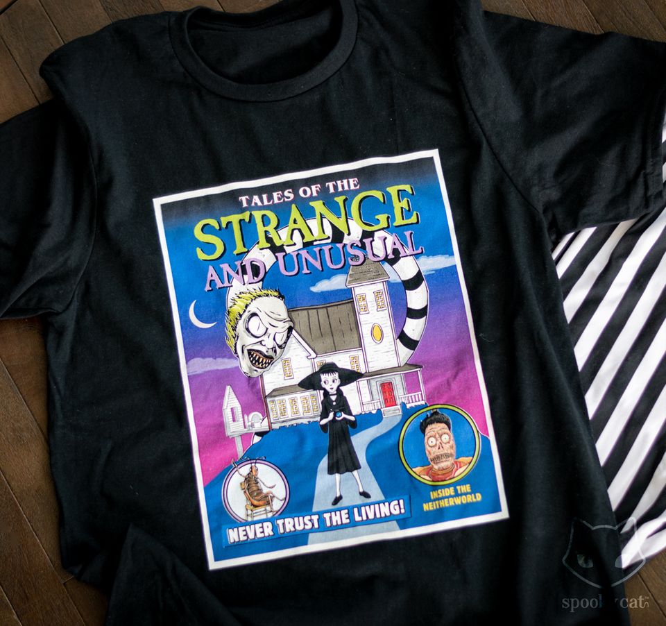 Strange and Unusual T-Shirt – Spooky Cat Press
