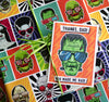 Frankenstein Rad Classic Horror Father's Day Card