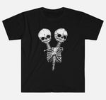 Gemini Skull Horoscope Zodiac T-Shirt