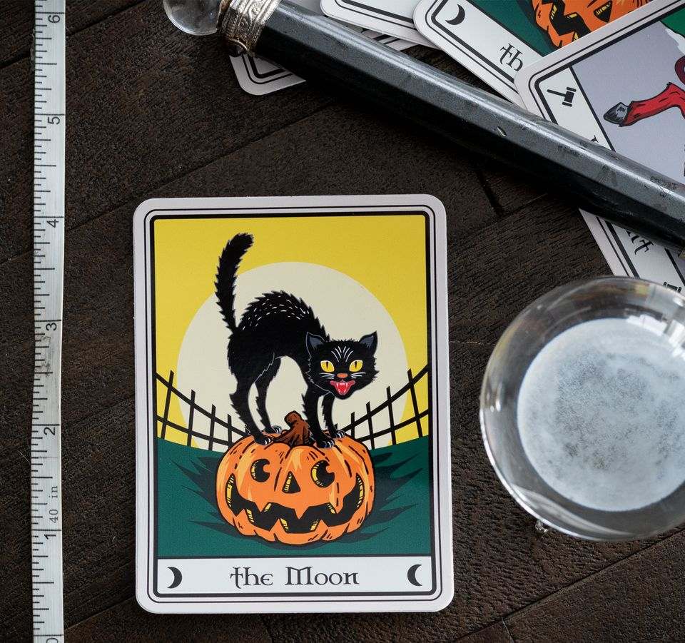 The Hermit Tarot Card – Spooky Cat Press